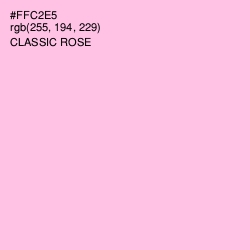 #FFC2E5 - Classic Rose Color Image